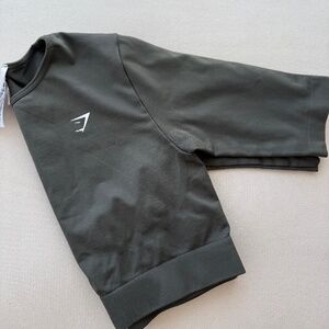 Gymshark Everyday Seamless Crop Top | Strength Green